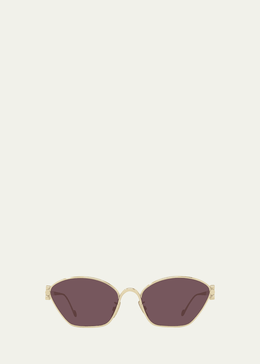 Image 1 of 1: Anagram Metal Cat-Eye Sunglasses