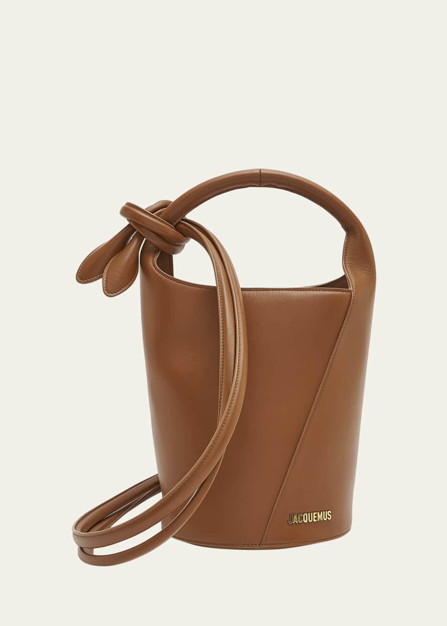 Jacquemus Le Petit Tourni Leather Bucket Bag - Bergdorf Goodman