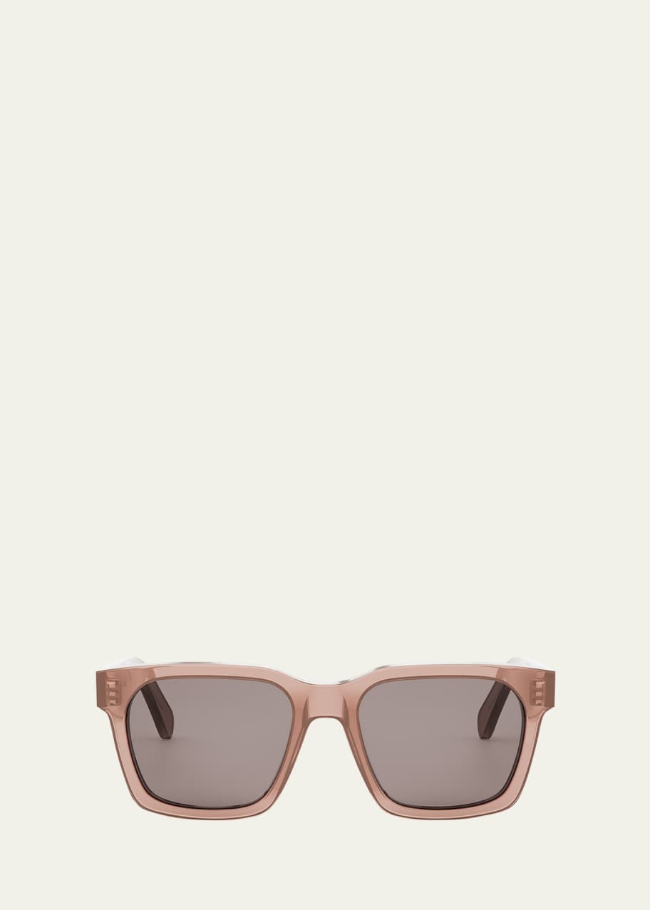 Image 1 of 1: Bold 3 Dots Acetate Square Sunglasses