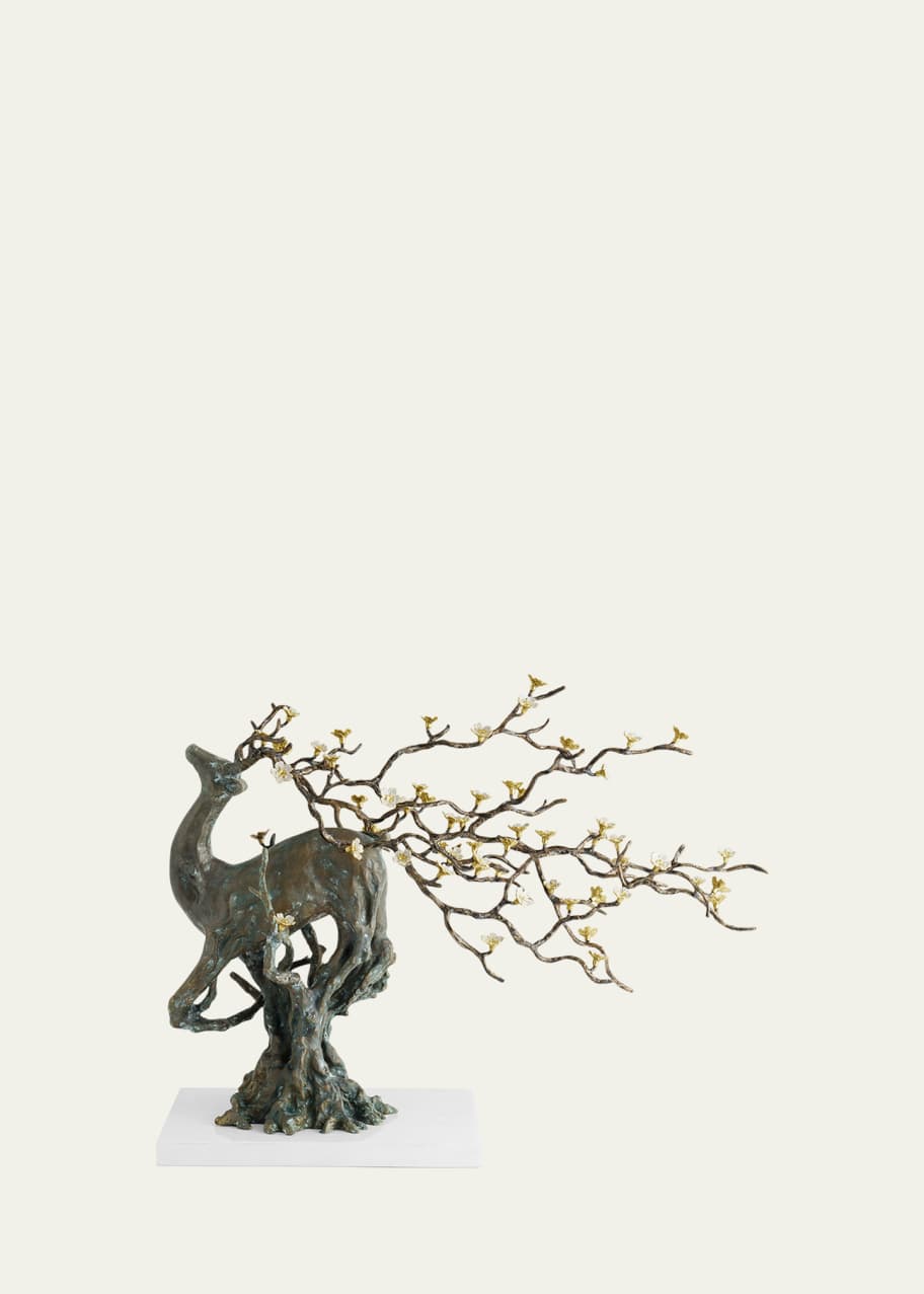 Image 1 of 1: Limited Edition Stag Tabletop Sculpture