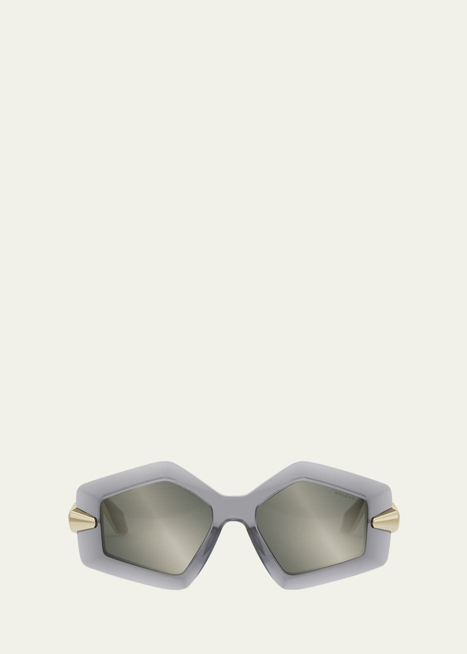 Image 1 of 1: Serpenti Geometric Sunglasses