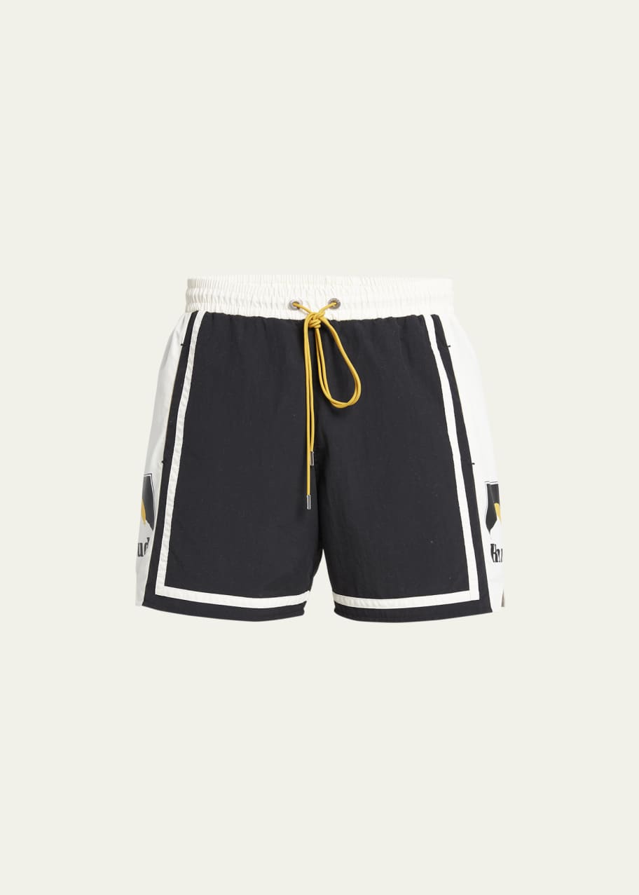 Rhude Men's Moonlight Bicolor Nylon Shorts - Bergdorf Goodman