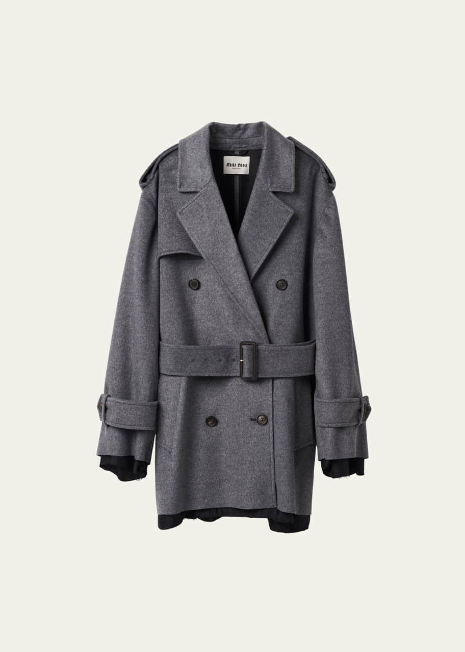 Burberry wool trench coats discount