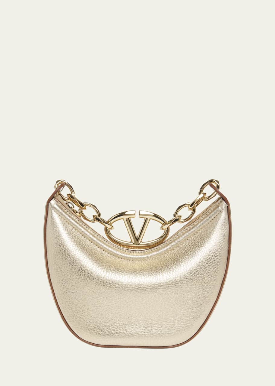 Mini VLogo Signature Hobo Bag