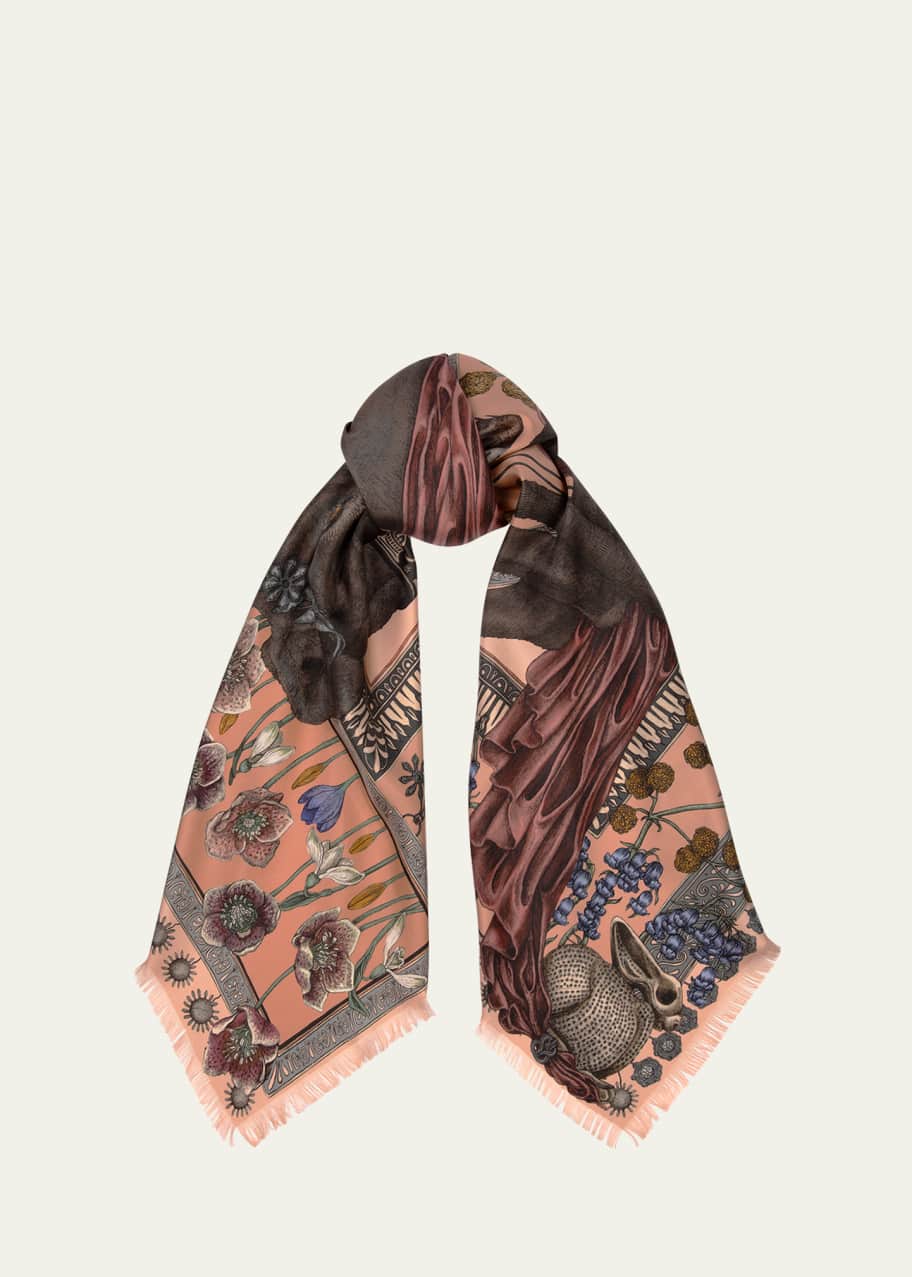 Sabina Savage Honouring Argos Silk Twill Scarf Bergdorf Goodman