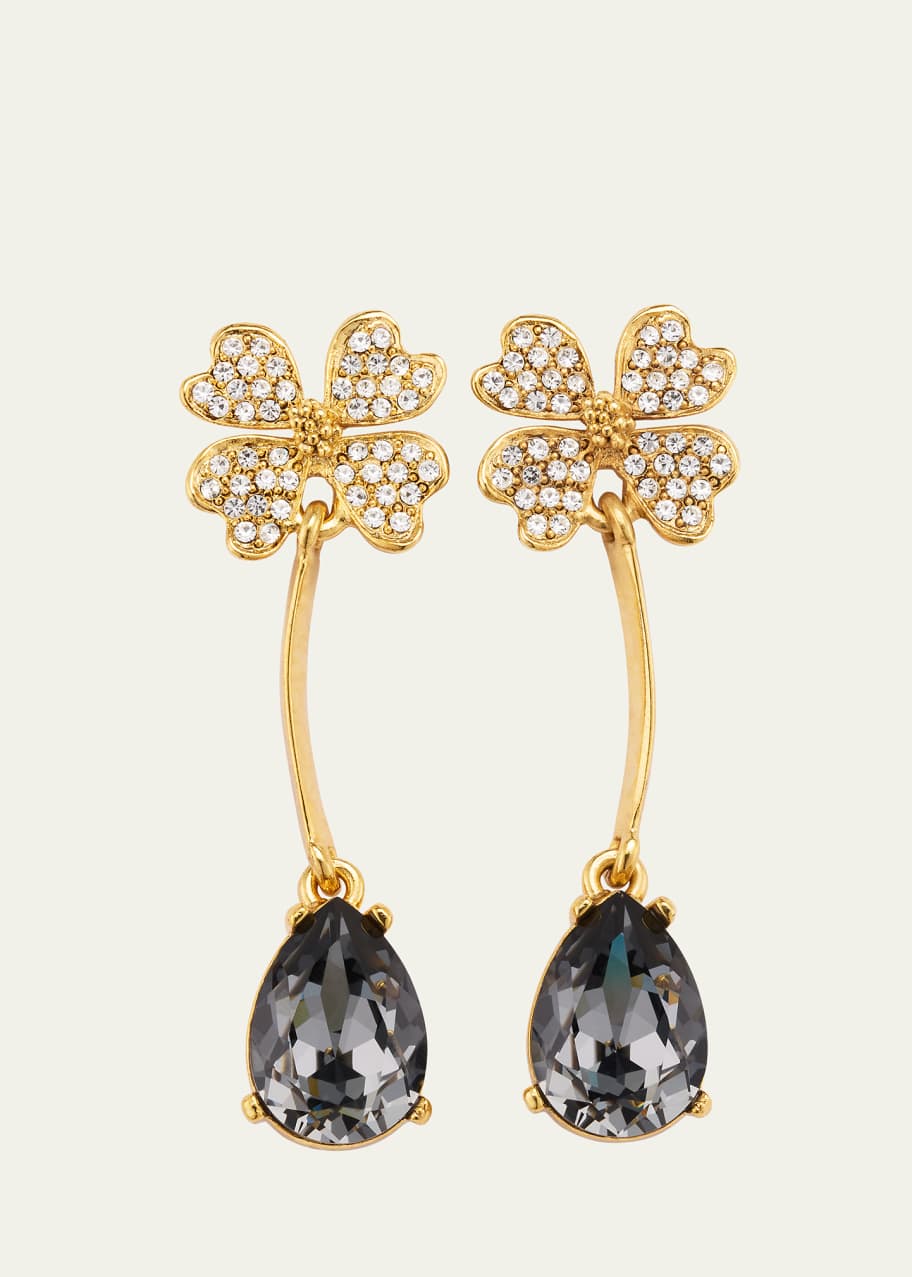 Oscar de la renta chandelier earrings on sale