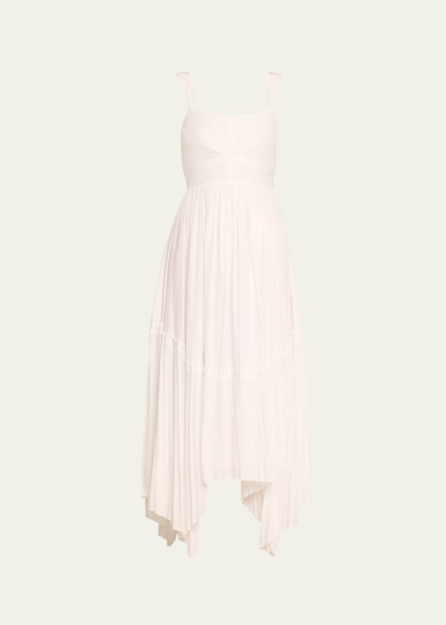 Image 1 of 1: August Pleated Handkerchief Dress