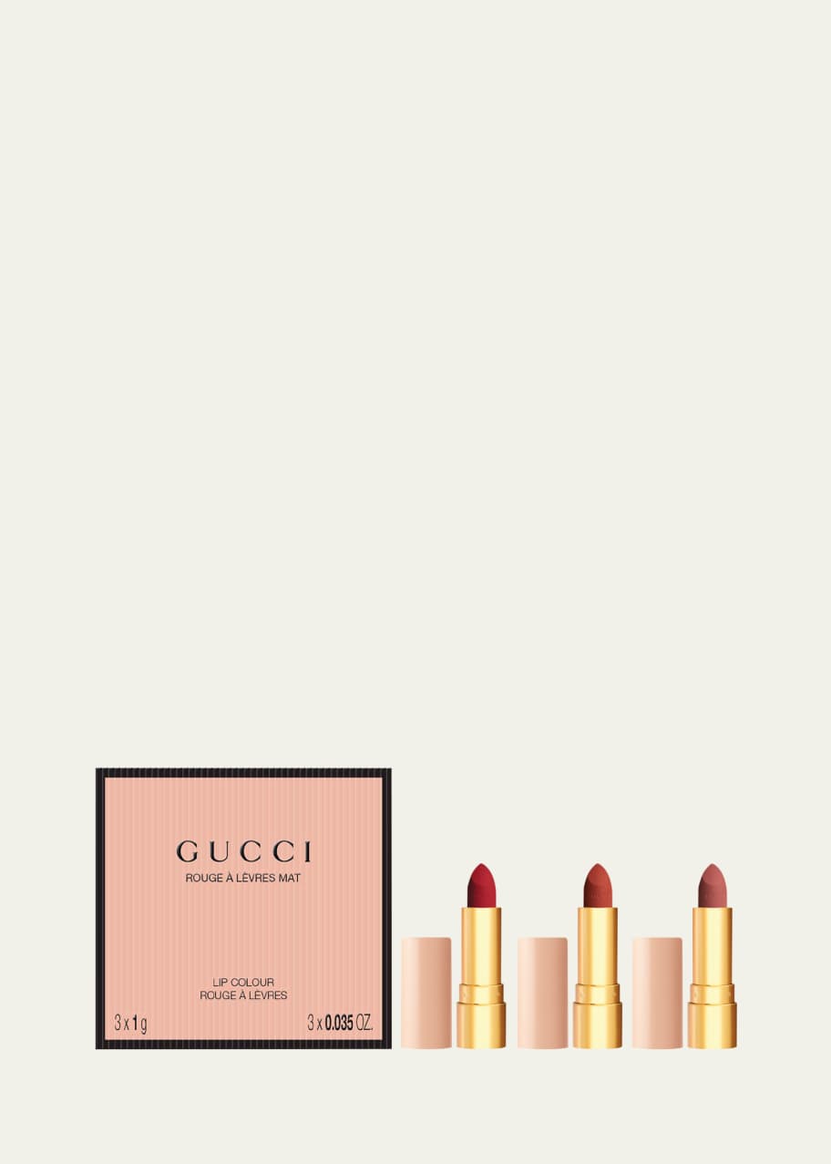 Gucci Gucci Women's 3-Piece Mini Matte Lipstick Holiday Gift Set