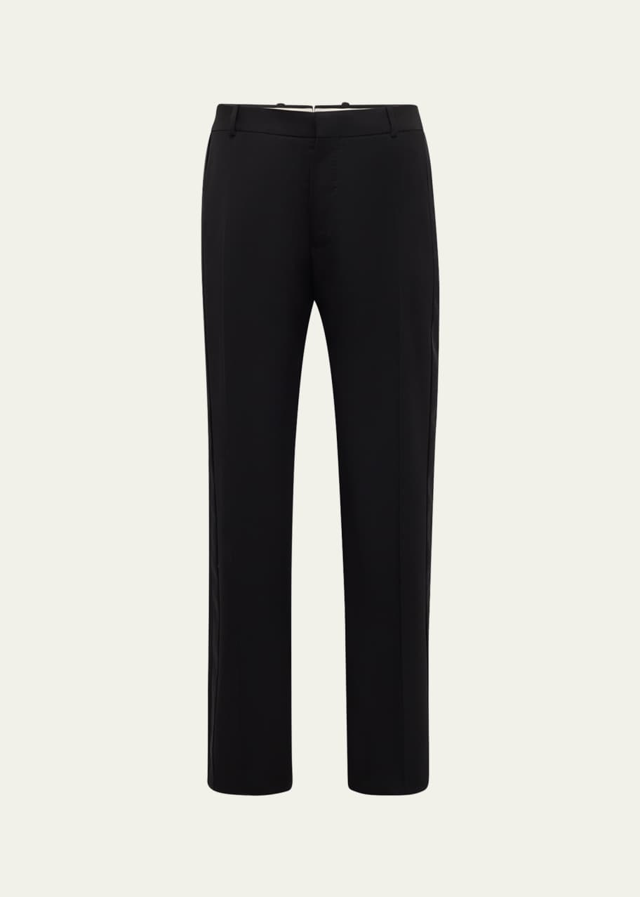 Image 1 of 1: Men's Wool Tuxedo Pants