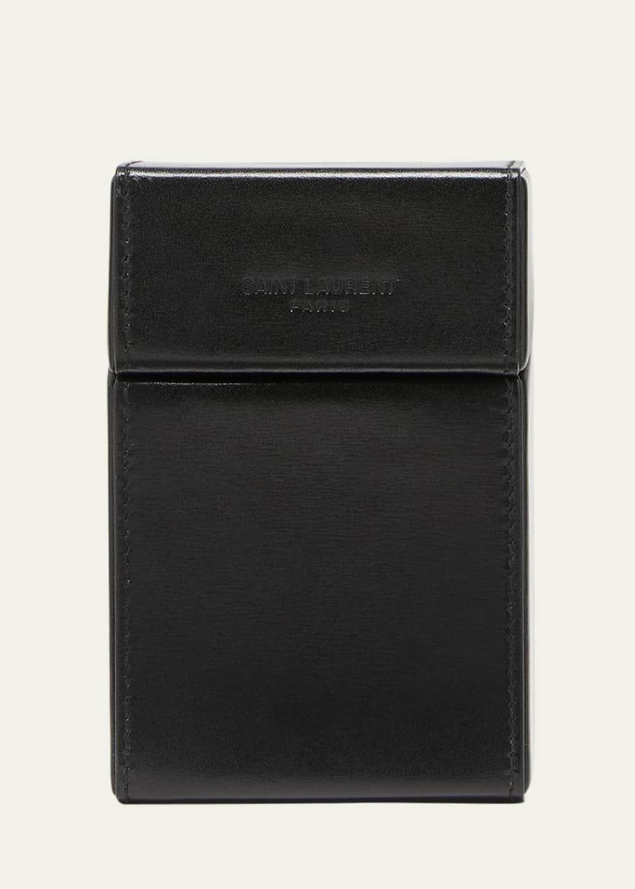 helmut lang cigarette case Saint Laurent Men's Calfskin Cigarette Case