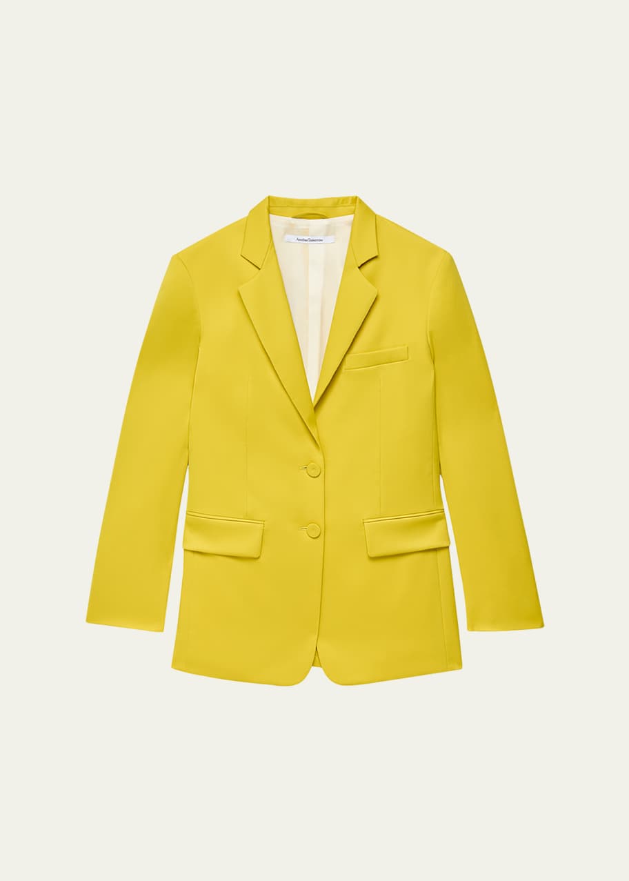 Image 1 of 1: Oversized Stretch Wool Blazer