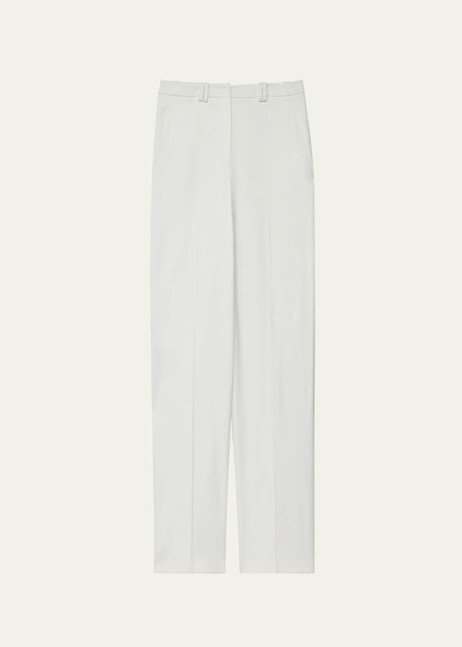 Image 1 of 1: Wide-Leg Fluid Trousers