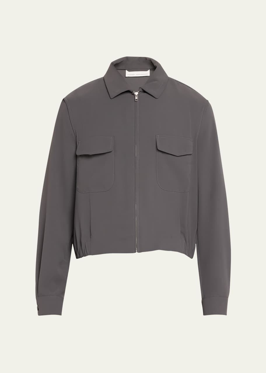 Twill blouson jacket 2025