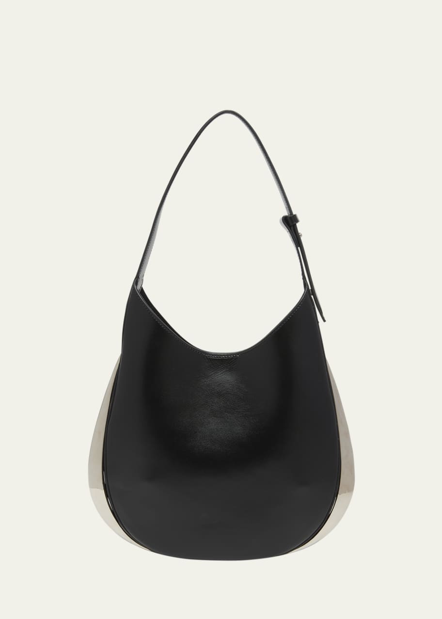Image 1 of 1: Amalia Calfskin Hobo Bag