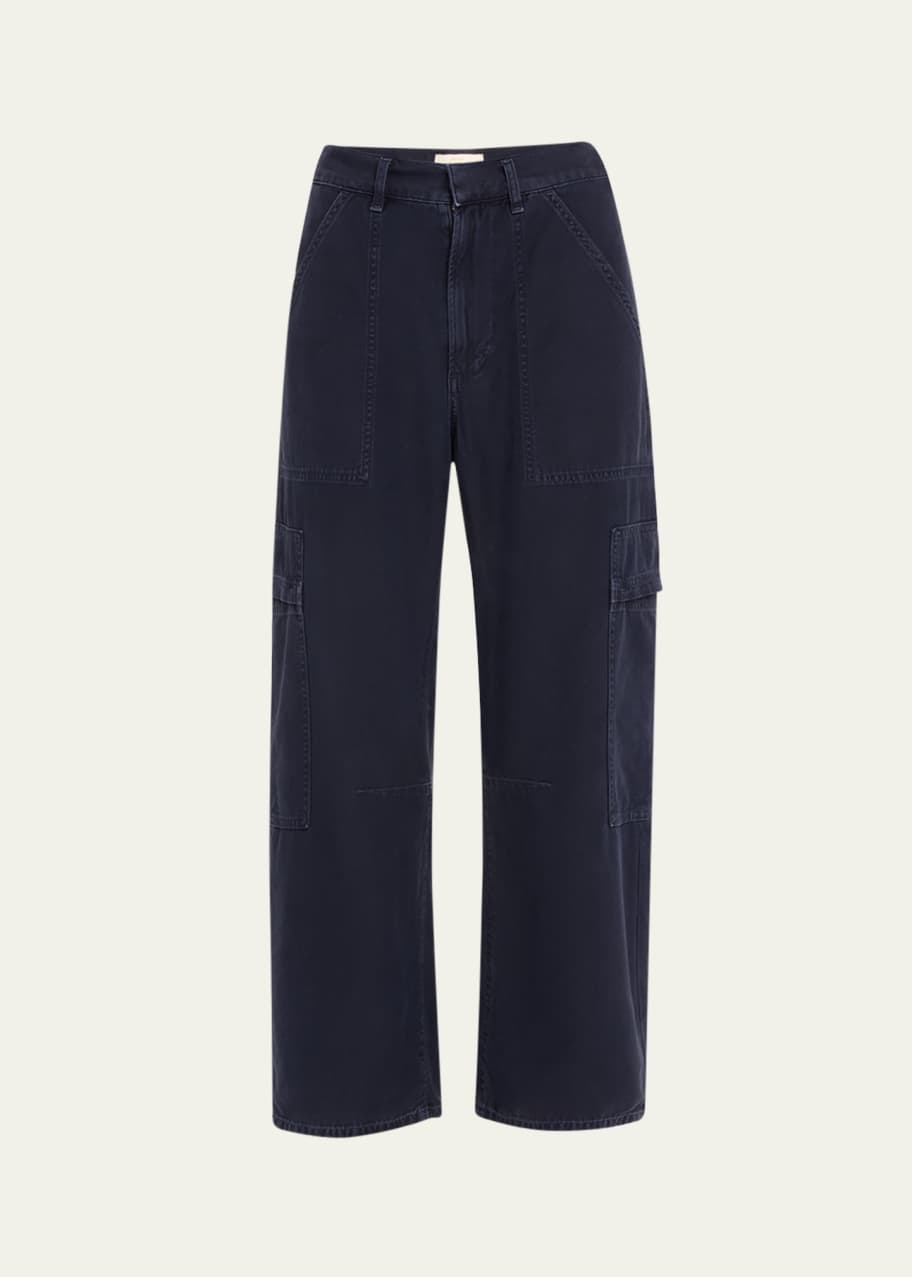 Image 1 of 1: Marcelle Straight Twill Cargo Pants