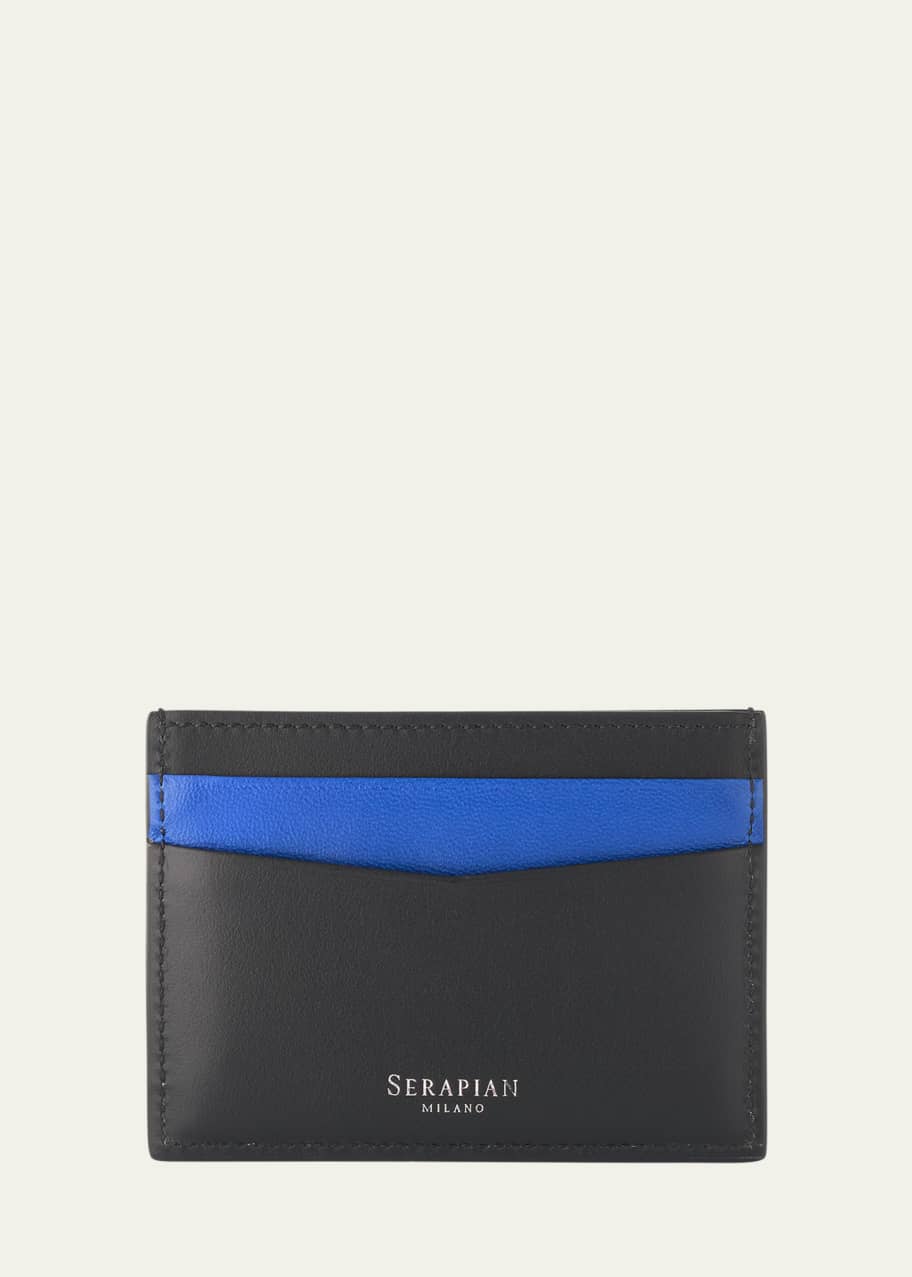 Image 1 of 1: Men's Mosaico Leather Card Case