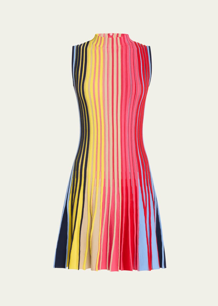 knit faux wrap dress ITY SPANDEX KNIT WRINKLE-FREE | ELBOW SLEEVE FAUX WRAP DRESS main image 1