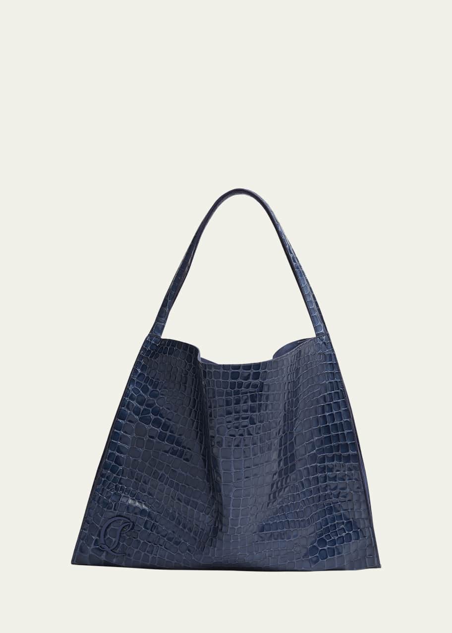 ◆CHRISTIAN LOUBOUTIN NEW◆Le 54 チェーン ストラス バッグ◆ Le 54 - Tote bag - Nappa leather and calf leather - Black