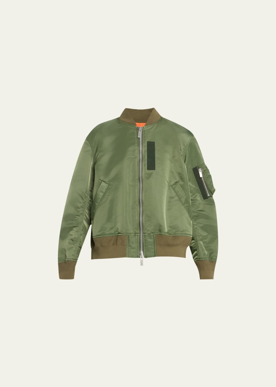 jacket bomber Nylon sacai ジャケット・アウター 1 Mytheresa | Sacai - green in jacket bomber Nylon ジャケット・アウター