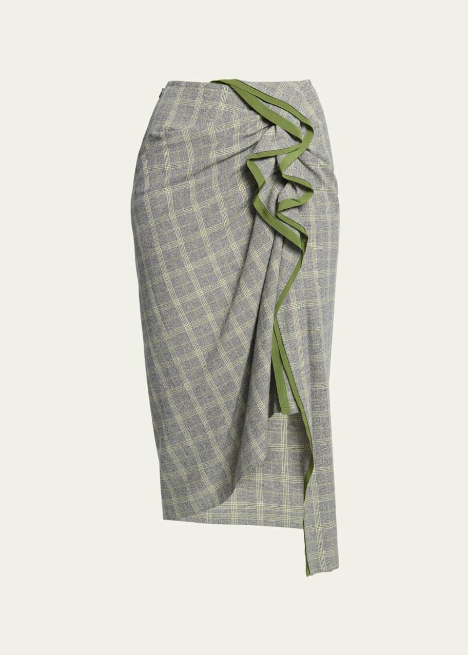 Grey plaid deals skirt vans