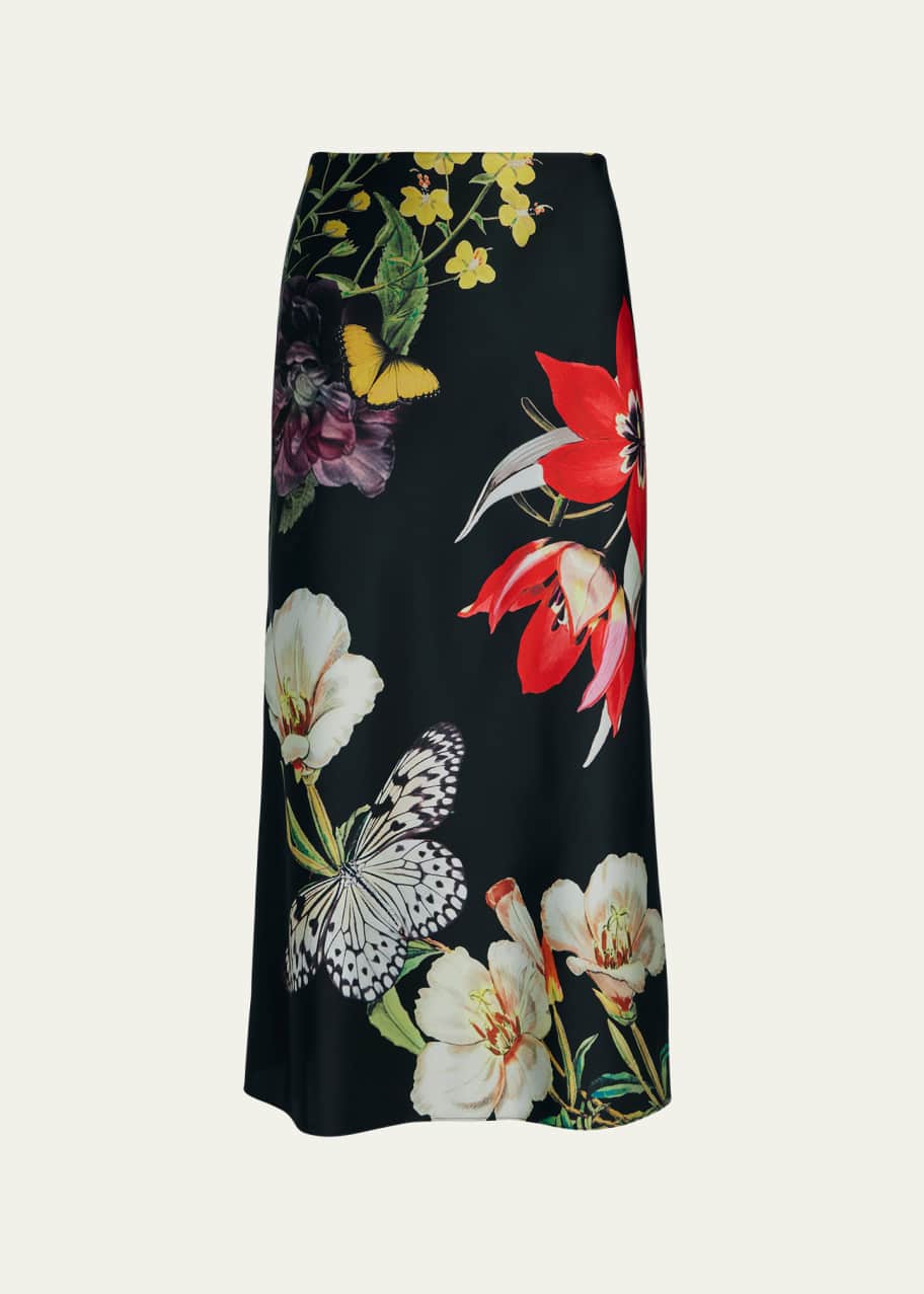 Maeve floral pencil skirt store