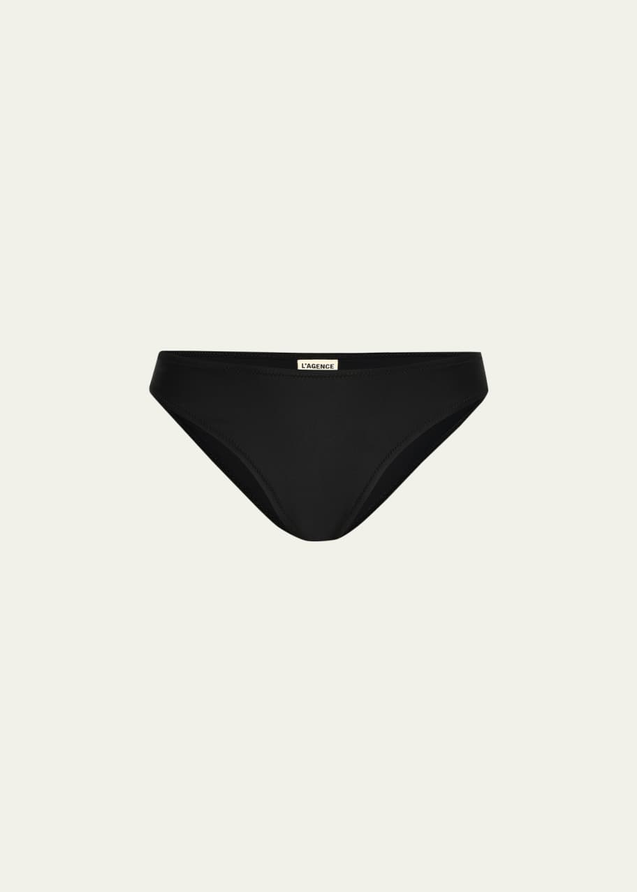 Image 1 of 1: Nicole Solid Classic Bikini Bottoms