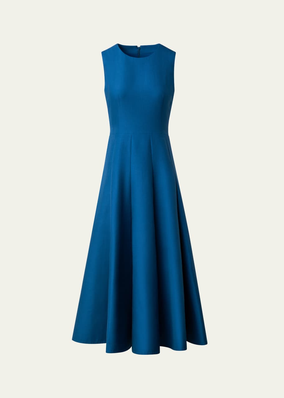 Akris Cotton Silk Flared Midi Dress - Bergdorf Goodman