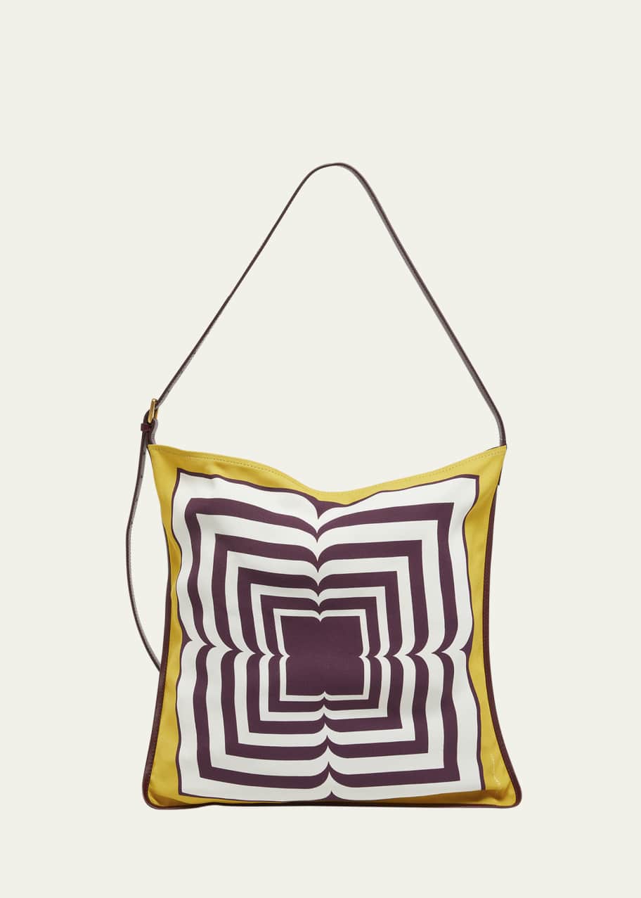Dries Van Noten Scarf Pattern Shoulder Bag - Bergdorf Goodman
