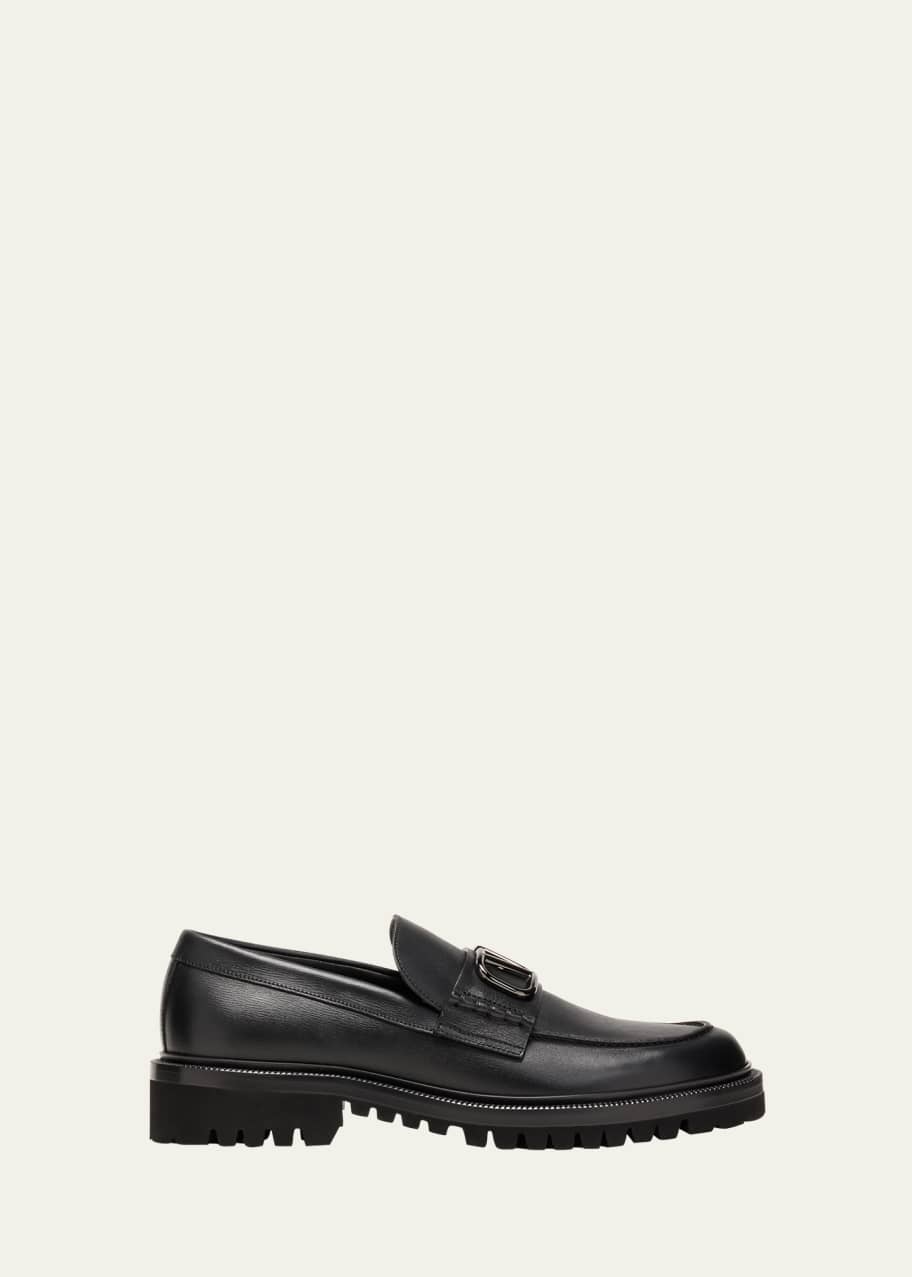 Valentino men's leather shoes on sale