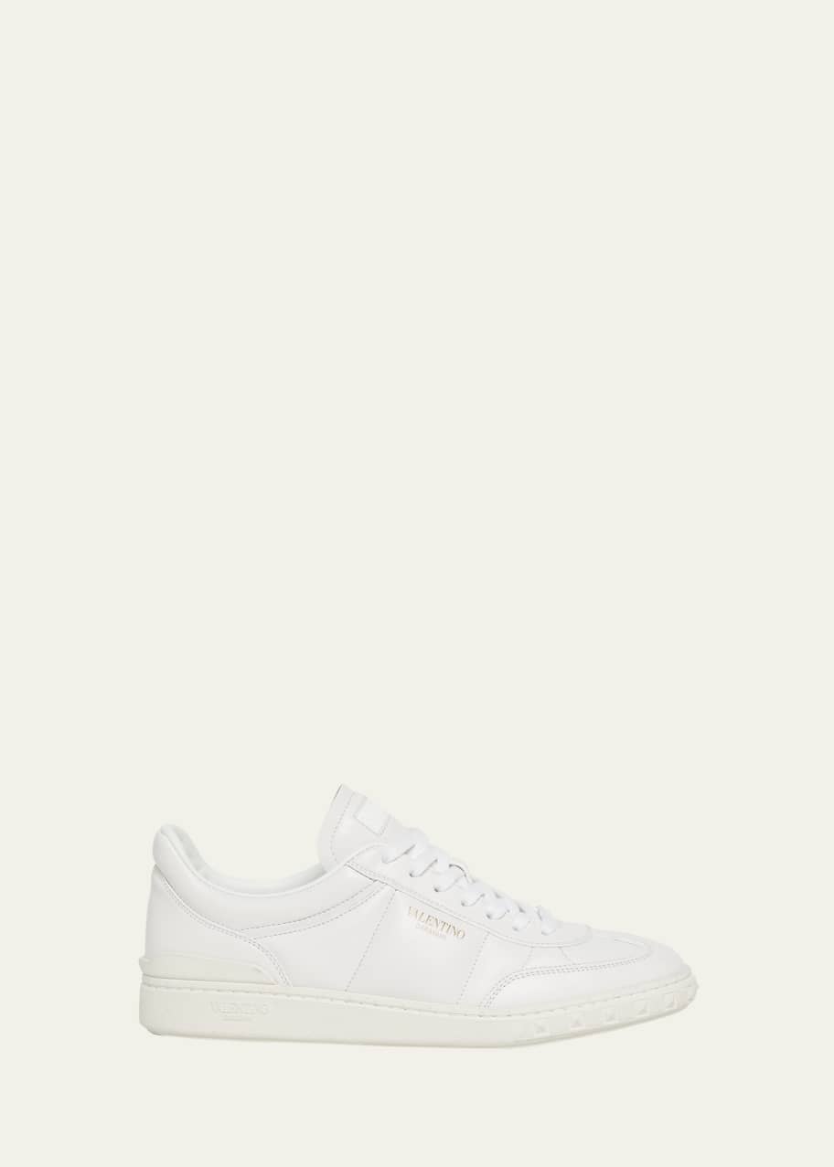 Image 1 of 1: Men's Upvillage Leather Low-Top Sneakers