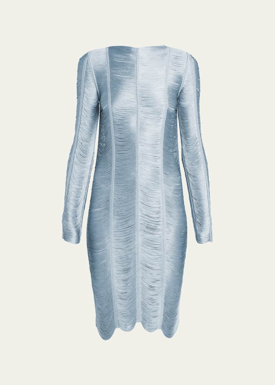 Shiny Fringe Cocktail Dress
