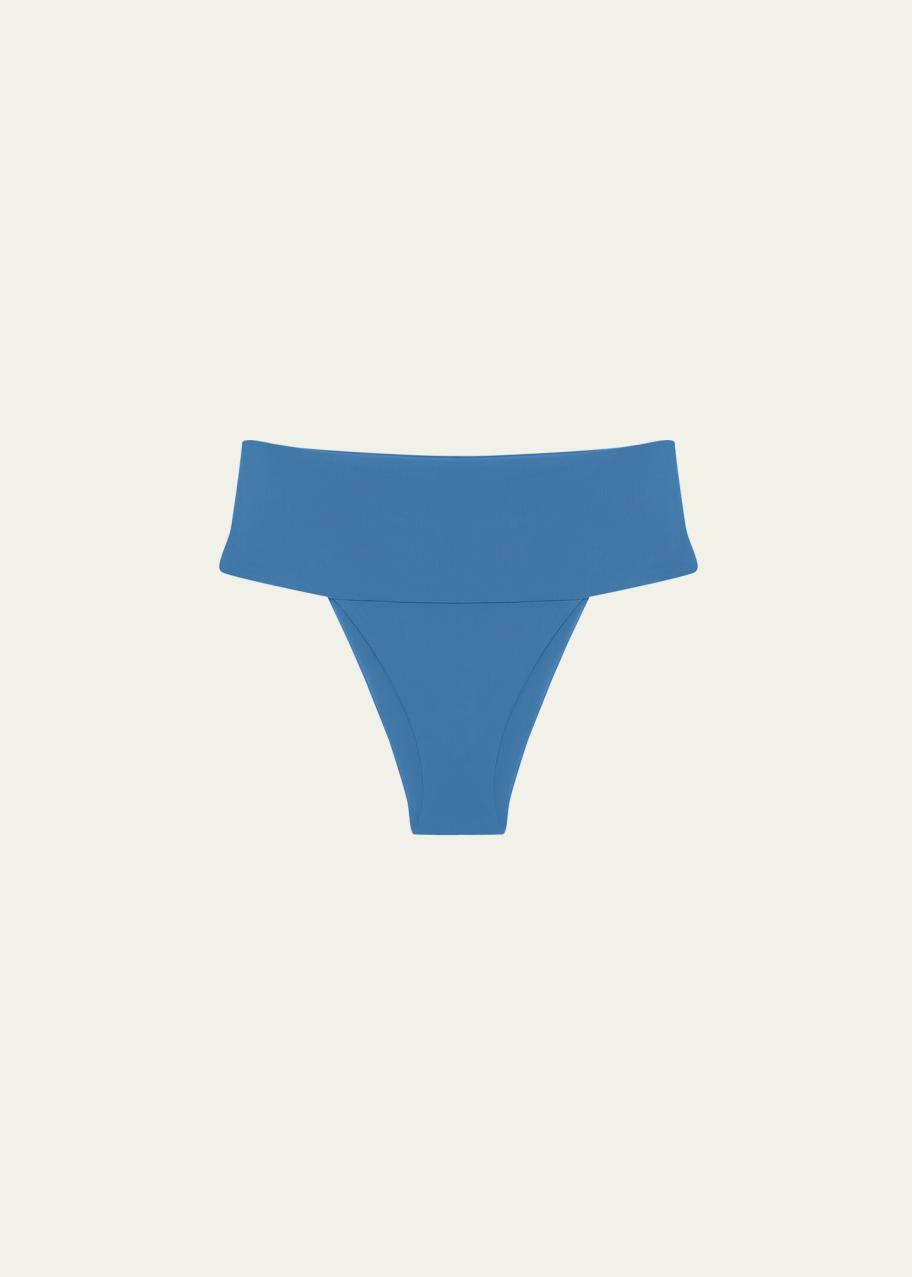 Vix Solid Jessica Full High-Waist Bikini Bottoms - Bergdorf Goodman