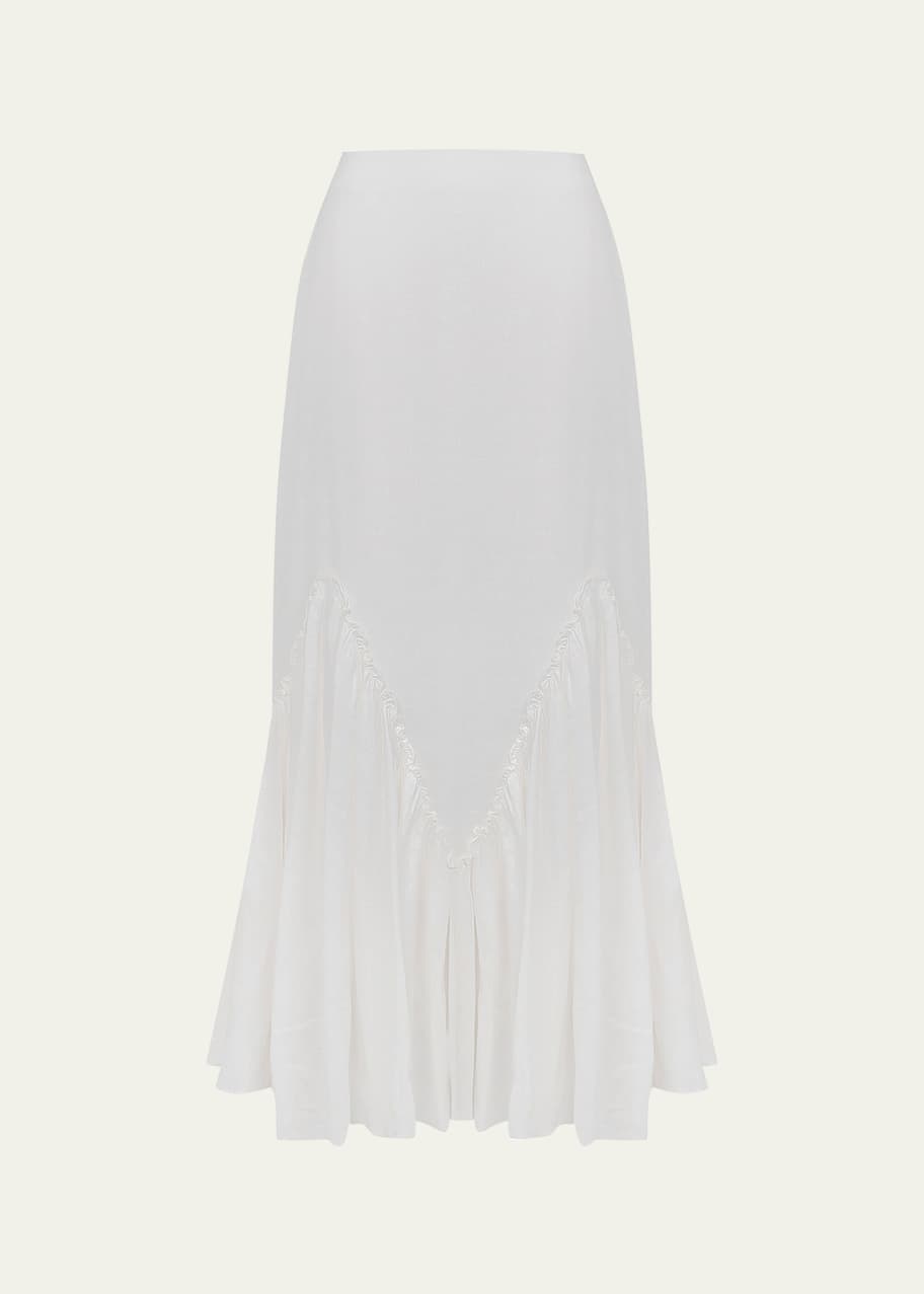 Image 1 of 1: Solid Kerry Long Skirt