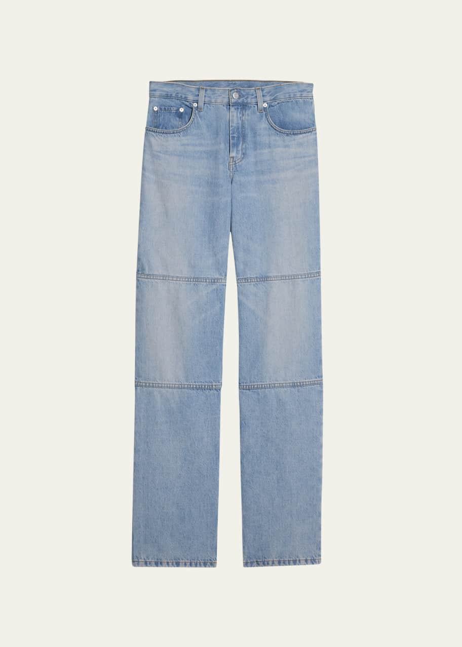 Image 1 of 1: Straight-Leg Carpenter Jeans