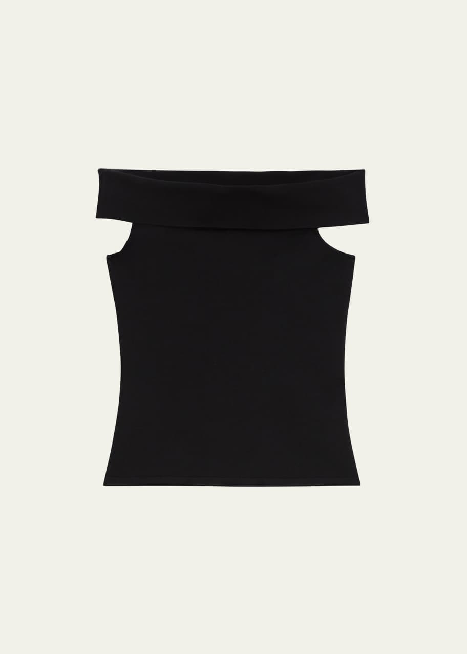 Theory off shoulder top outlet