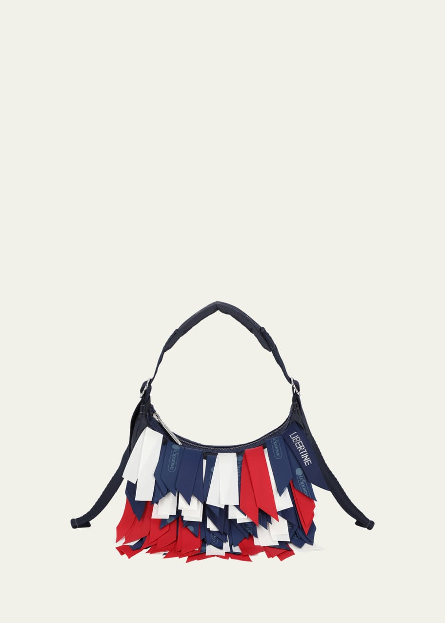 Image 1 of 1: Small Fringe Hobo Bag