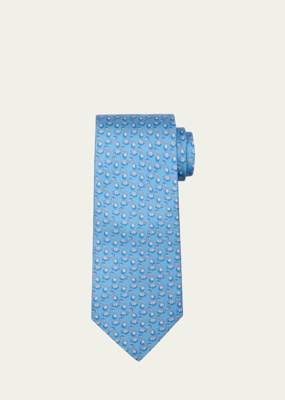 ferragamo fish tie