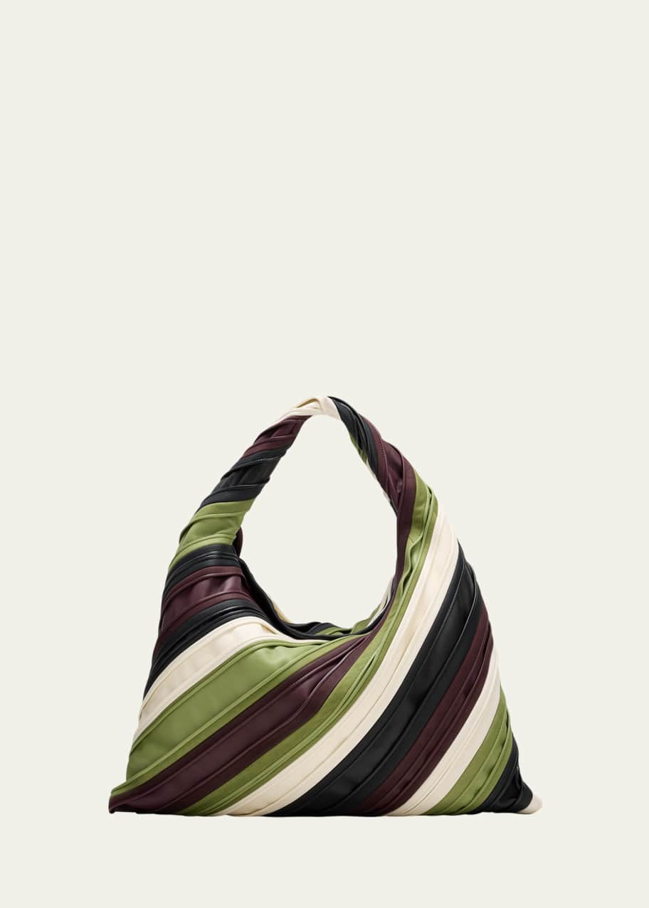 Striped hobo bag hotsell