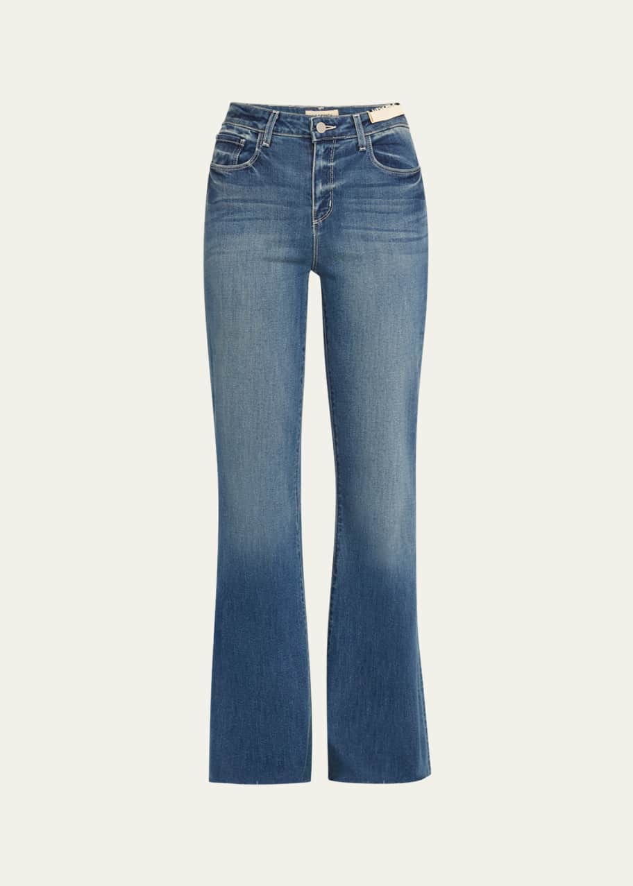 Image 1 of 1: Sera High-Rise Sneaker Flare Jeans