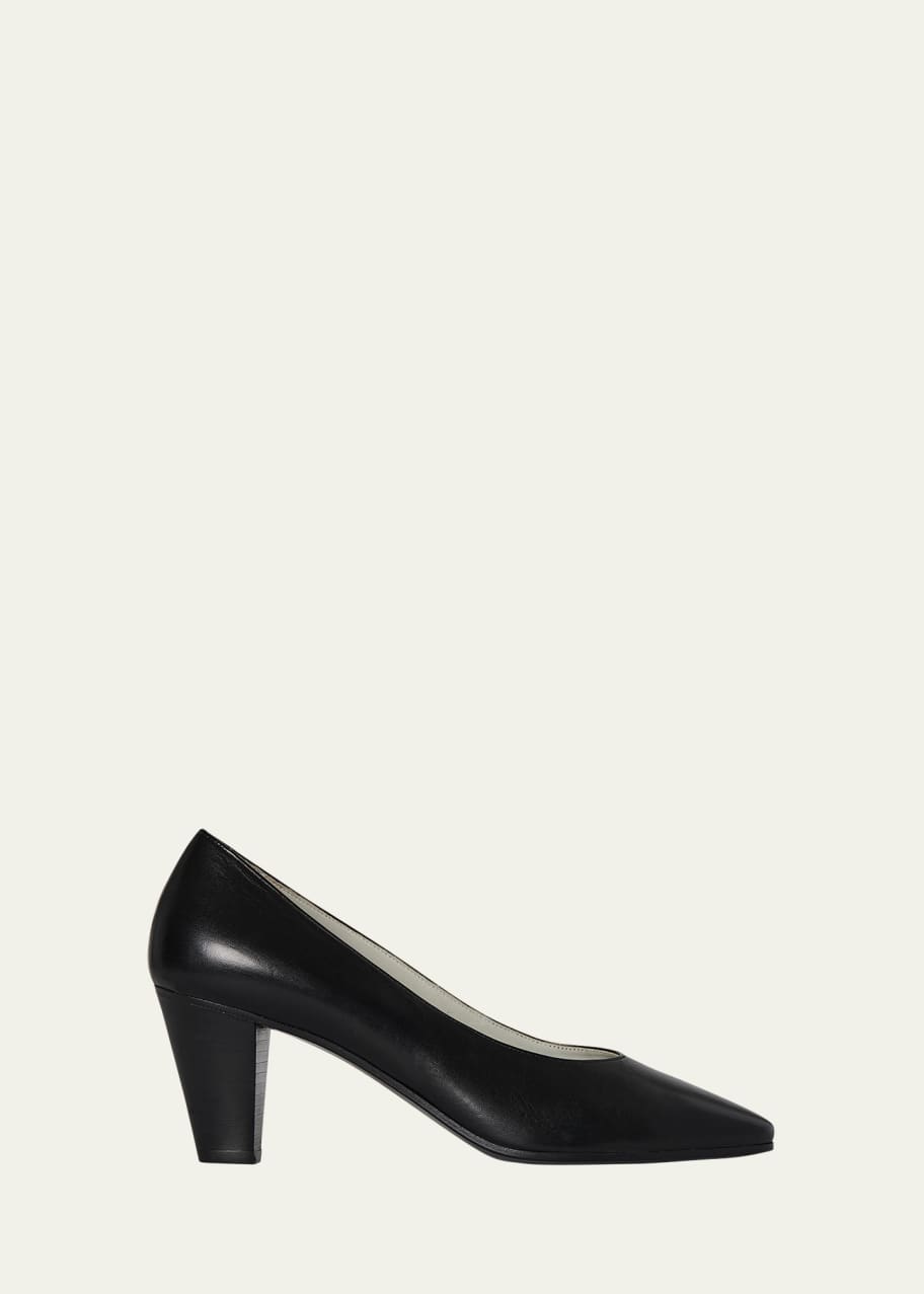 THE ROW Charlotte Leather Pumps - Bergdorf Goodman