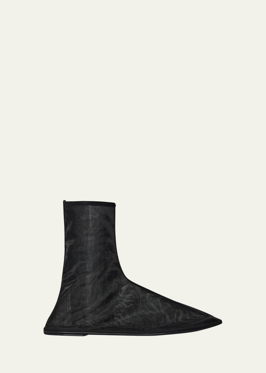 THE ROW Mesh Sock Ankle Boots - Bergdorf Goodman
