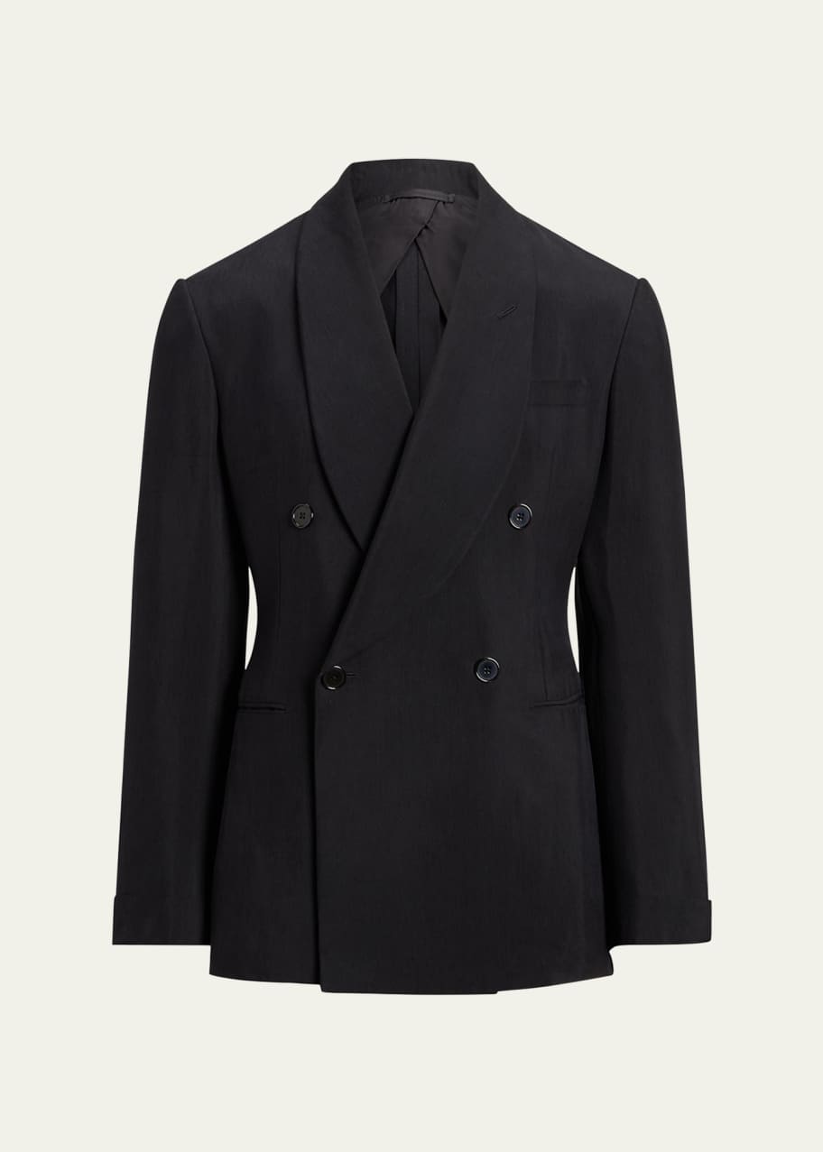 Ralph Lauren Purple Label Men's Handmade Silk Shantung Jacket