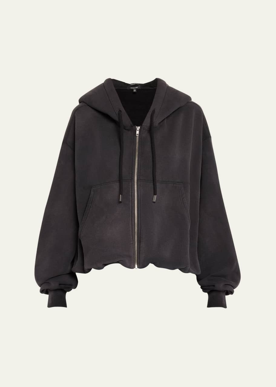 Image 1 of 1: Zip-Front Balloon Hoodie