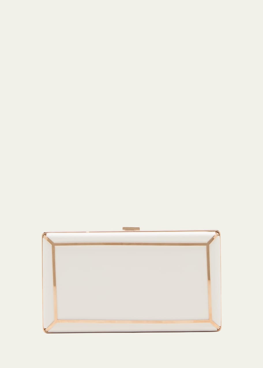 Image 1 of 1: Callas Printed Leather Clutch Bag