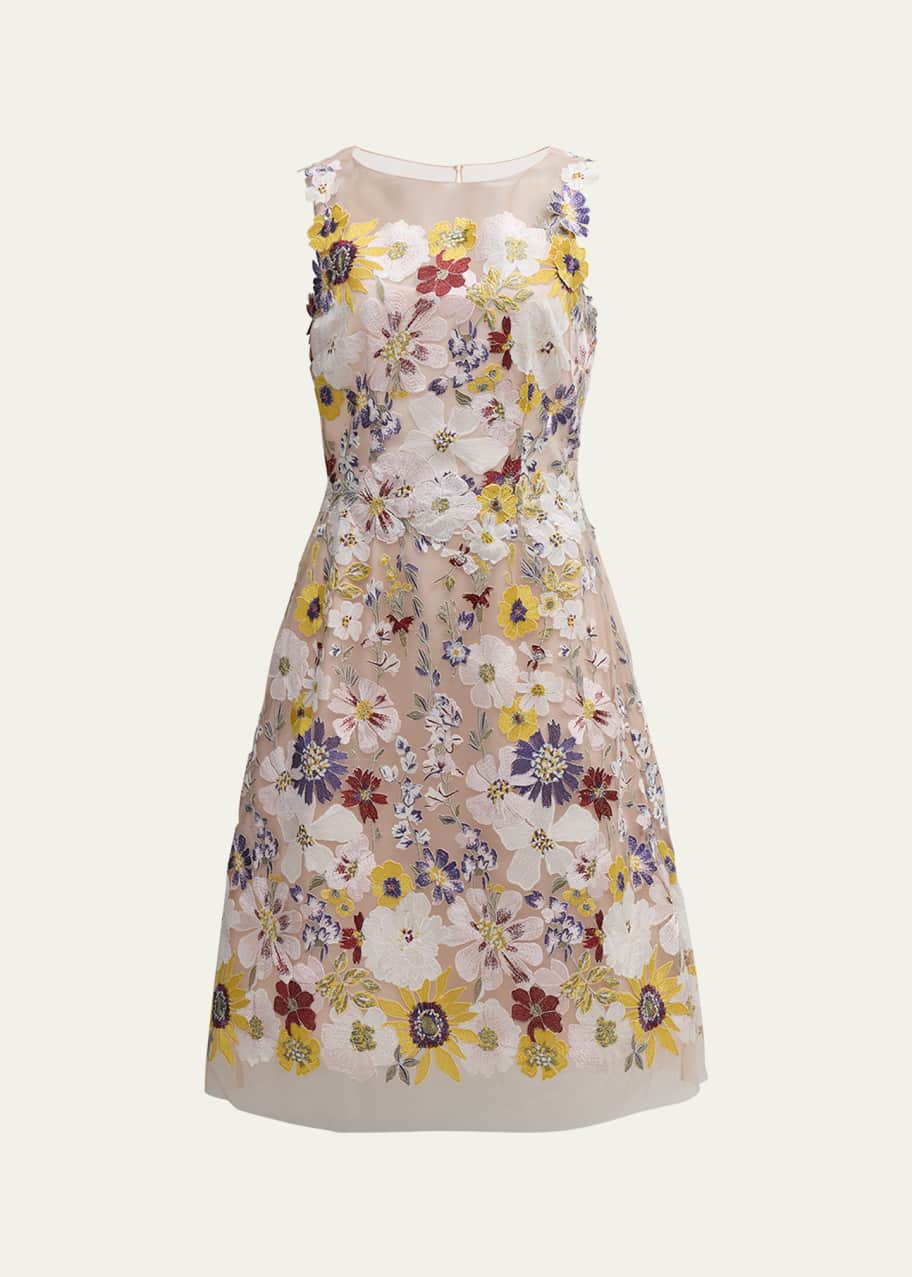 Teri jon tulle midi dress cheap