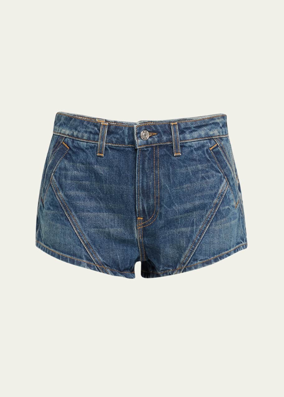 Image 1 of 1: Hart Moto Denim Shorts