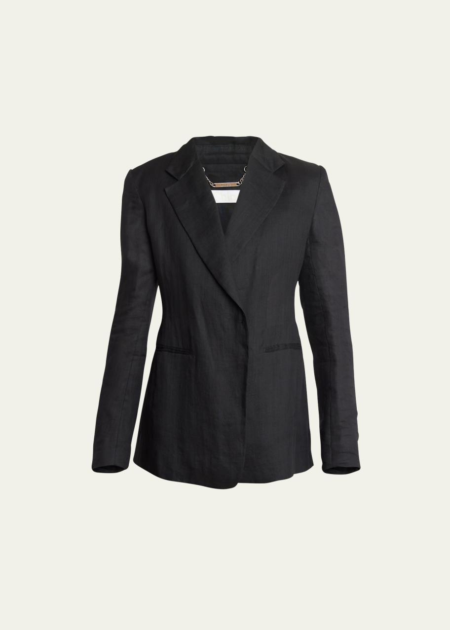 Chloe Buttonless Tailored Voile Jacket - Bergdorf Goodman