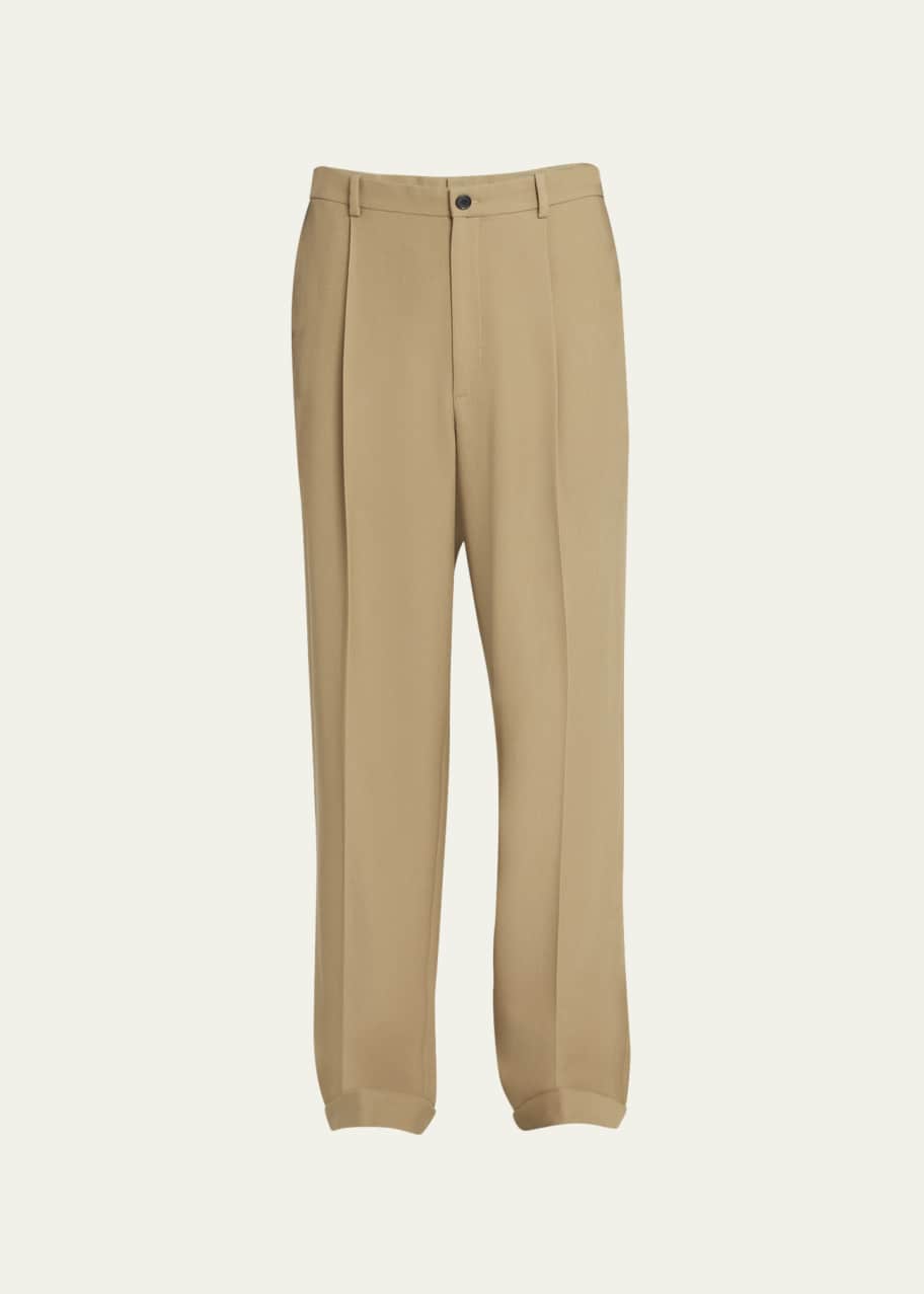 Image 1 of 1: Men's Keenan Wool Pleated Pants