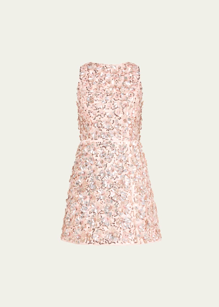 Lindsey Sequined Mini Gown