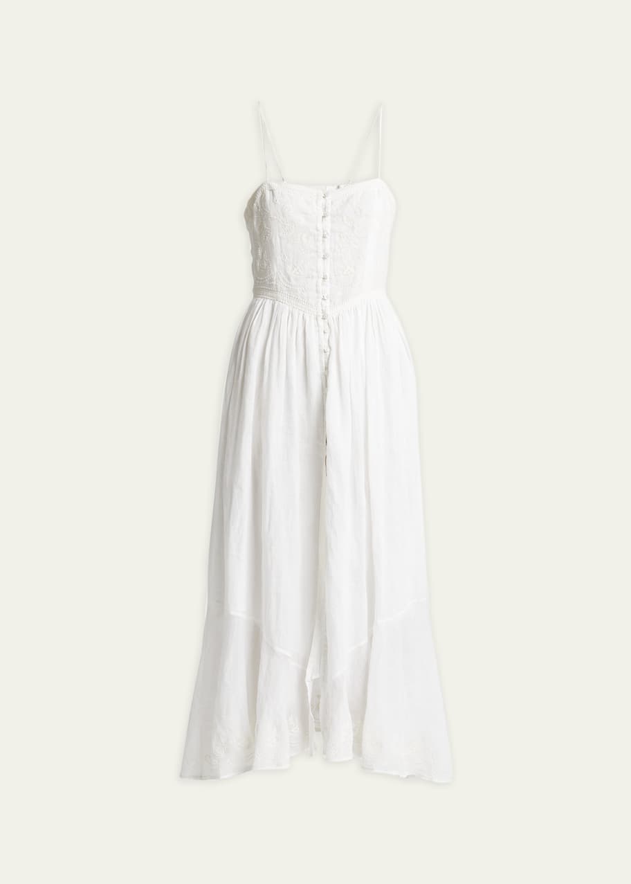 Isabel Marant Erika Embroidered Sleeveless Maxi Dress - Bergdorf Goodman